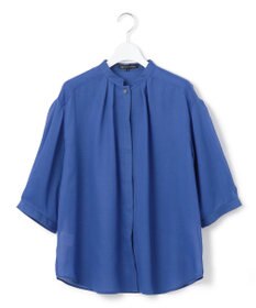 23区 【洗える】シアービエラ タックデザイン ブラウス