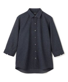 JOSEPH HOMME 新型・新素材【軽量/通気性/清涼感/洗える/ストレッチ】レノクロスストレッチ　7分袖レギュラーカラーシャツ