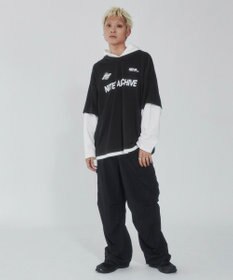 WEGO メッシュレイヤードTパーカー（LS）