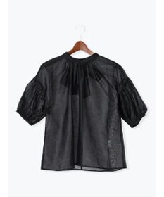 Te chichi レザーライクバックリボンブラウス