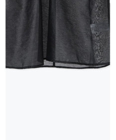 Te chichi レザーライクバックリボンブラウス