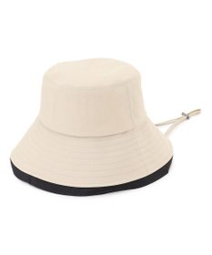 TOCCA 【サイズ調整可】TRIM RIBBON BUCKET HAT コットン バケットハット