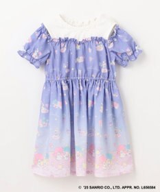 ANY KIDS 【any FAM× リトルツインスターズ 】キキ&ララ オン・オフショルダーワンピース