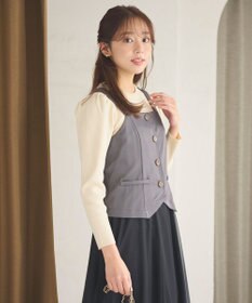 Feroux フレアチュール ジャンパースカート