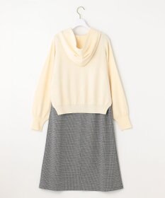 ANY SIS 【2SET】ニットパーカー×ジャンパースカート セット