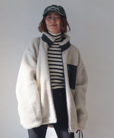 WEGO 【2025年秋冬新作アイテム/ユニセックス着用ITEM/SMLサイズ展開】ボアブルゾン