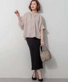 23区 L 【SLOW/一部店舗限定】ホールガーメント リブニット スカート