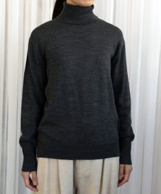 muuc エクストラファインメリノ・ベーシックタートルネックプルオーバー