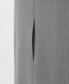 23区 L 【エステータ】ウールシルクギャバジン ランダムヘム ワンピース