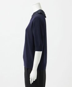 23区 S 【R(アール)】マイクロンメリノウール レース襟 ニット