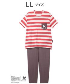 WACOAL PEANUTS パジャマ 4分袖 長ズボン 綿100%(本体) スヌーピー レディース FDT165 /ワコール