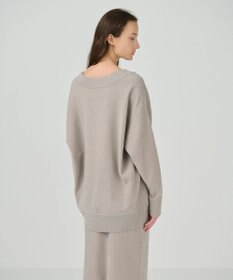 GRACE CONTINENTAL ラメVネックニットトップ