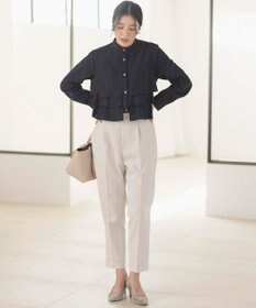 組曲 【WEB限定カラーあり】リヨセルシャーティング ティアードブラウス