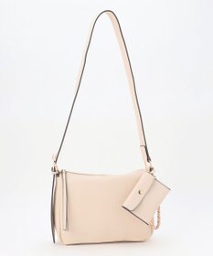LA BAGAGERIE 【maison vert】 【チェーンチャーム・ミニポーチ付き】2WAYベルトワンショルダー