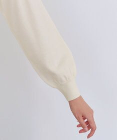 Tiaclasse 【洗える】襟ビジュー付きニットプルオーバー