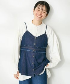 CRAFT STANDARD BOUTIQUE デニム２ＷＡＹキャミビスチェ