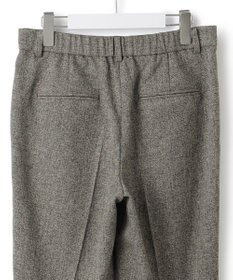 23区 L 【洗える/セットアップ対応】ウールライクカルゼ テーパード パンツ