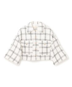 GRACE CONTINENTAL チェックツイードショートジャケット
