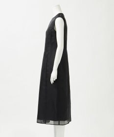 23区 S 【エステータ】シルクブレンド ライトタフタ シアーコンビ ワンピース