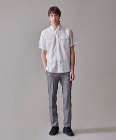 J.PRESS MEN 【Peppin Merino Comfort】【ウォッシャブル可 / 折り目加工】バーズアイ スラックス / ノータック