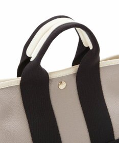 TOPKAPI 【Breath TOPKAPI】スコッチグレイン ネオレザー ミニ トート バッグ ショルダー付き S