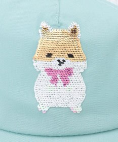 ANY KIDS スパンコール メッシュ キャップ