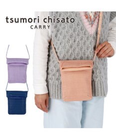 tsumori chisato CARRY エンボスメッシュ ショルダーバッグ ミニバッグ スマホショルダー