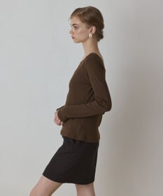 GRACE CONTINENTAL ウ－ルコットンテレコトップ