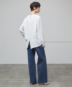 BEIGE， 【洗える】VICTOR / ワイドデニムパンツ