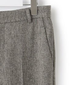 23区 L 【洗える/セットアップ対応】ウールライクカルゼ テーパード パンツ