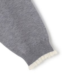 UNFILO フリルトリミング ニット