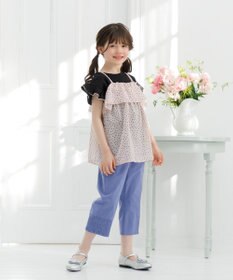 組曲 KIDS 【110-140㎝】ドットキャミ＋TシャツSET