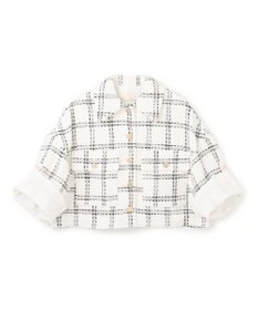 GRACE CONTINENTAL チェックツイードショートジャケット