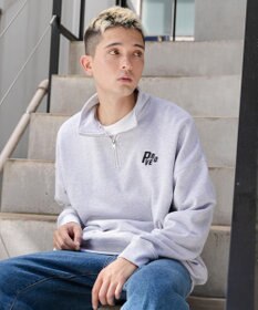 WEGO ヘビーウエイトハーフZIPワンポイントPO