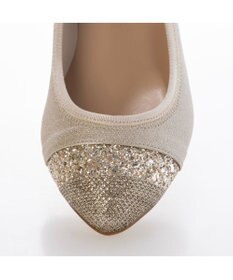 MODE ET JACOMO <carino>ポインテッドトゥウエッジヒールパンプス