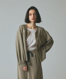 GRACE CONTINENTAL トリアセジャージジャケット