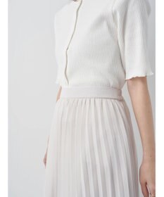 earth music&ecology すきな丈プリーツスカート