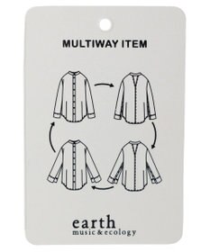 earth music&ecology マルチウェイシアーシャツ