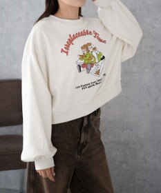 WEGO イラストプルオーバースウェット