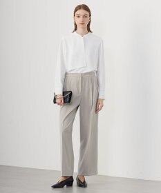 ICB L 【新色追加・防シワ・速乾・洗える】Fied ワイドパンツ