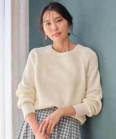 ANY 【洗濯機可/UVカット/アンチピリング】コットンメッシュニット