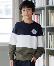 J.PRESS KIDS 【140-170cm】COMBI トリコロール トレーナー