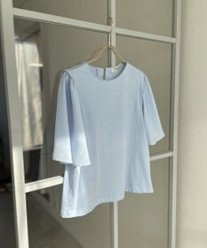 Feroux 【UVケア】ジョーゼットフレアスリーブ Tシャツ