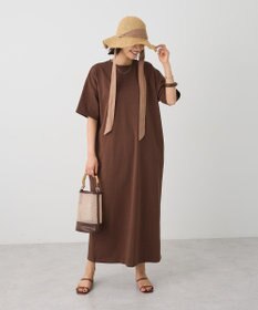 CRAFT STANDARD BOUTIQUE ビッグシルエット5分袖ワンピース