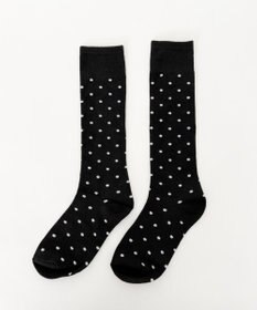 WEGO ドット柄ハイソックス