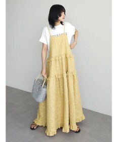 Green Parks ・Ｐｅｔｉｔ　Ｆｌｅｕｒフラワージャカードキャミワンピ