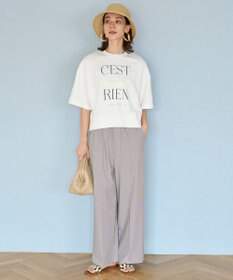 UNFILO 【新色追加】イージーワイドパンツ