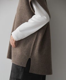 AMERICAN HOLIC ラメ入りＶネックニットベスト