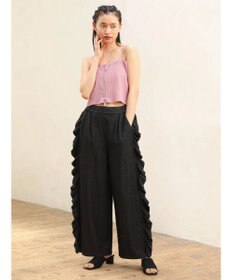 Green Parks ■ＥＳＣＡＲ　デニムサイドラッフルパンツ