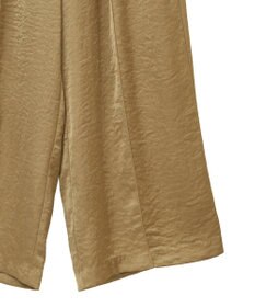 YECCA VECCA ビンテージサテンイージーワイドパンツ